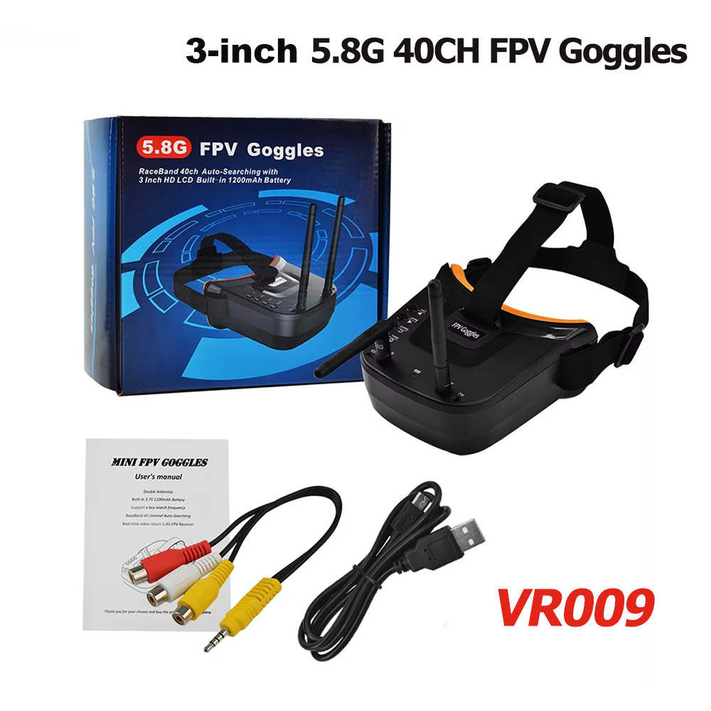 Drone Antenna - Gafas de vídeo VR009 FPV, pantalla