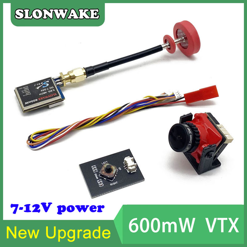 5,8G 48CH 600mW VTX-CAM ajusta - Drone Camera reseña y precio