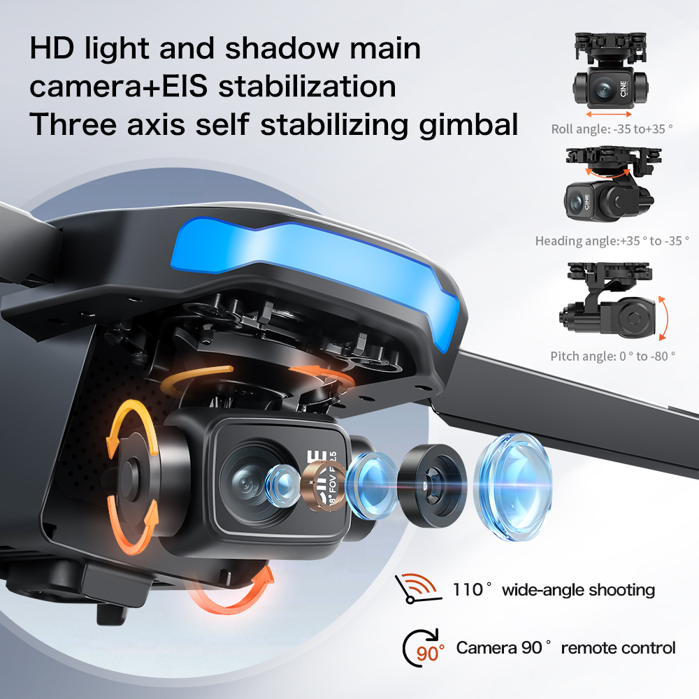 Dron GPS S-X1 MAX con estabili - Drone Gimbal reseña y precio