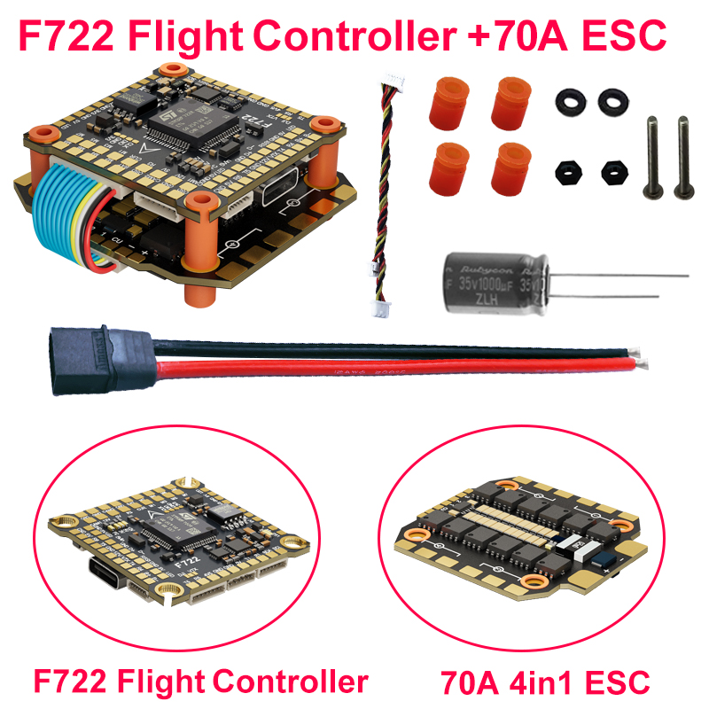 DAKEFPV F722 60A Stack ICM4268 - Drone Power Distribution Board reseña y precio