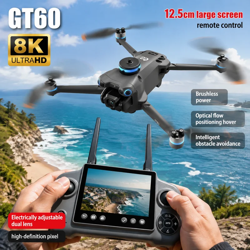 NUEVO Mini Dron GT60 con Cámar - Drone Gps Module reseña y precio
