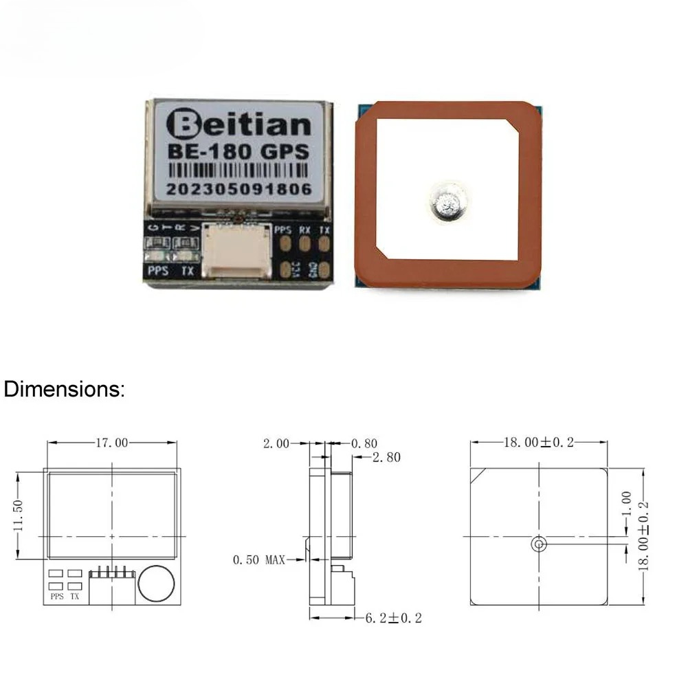 Módulo GPS BEITIAN M10, módulo - Drone Gps Module reseña y precio
