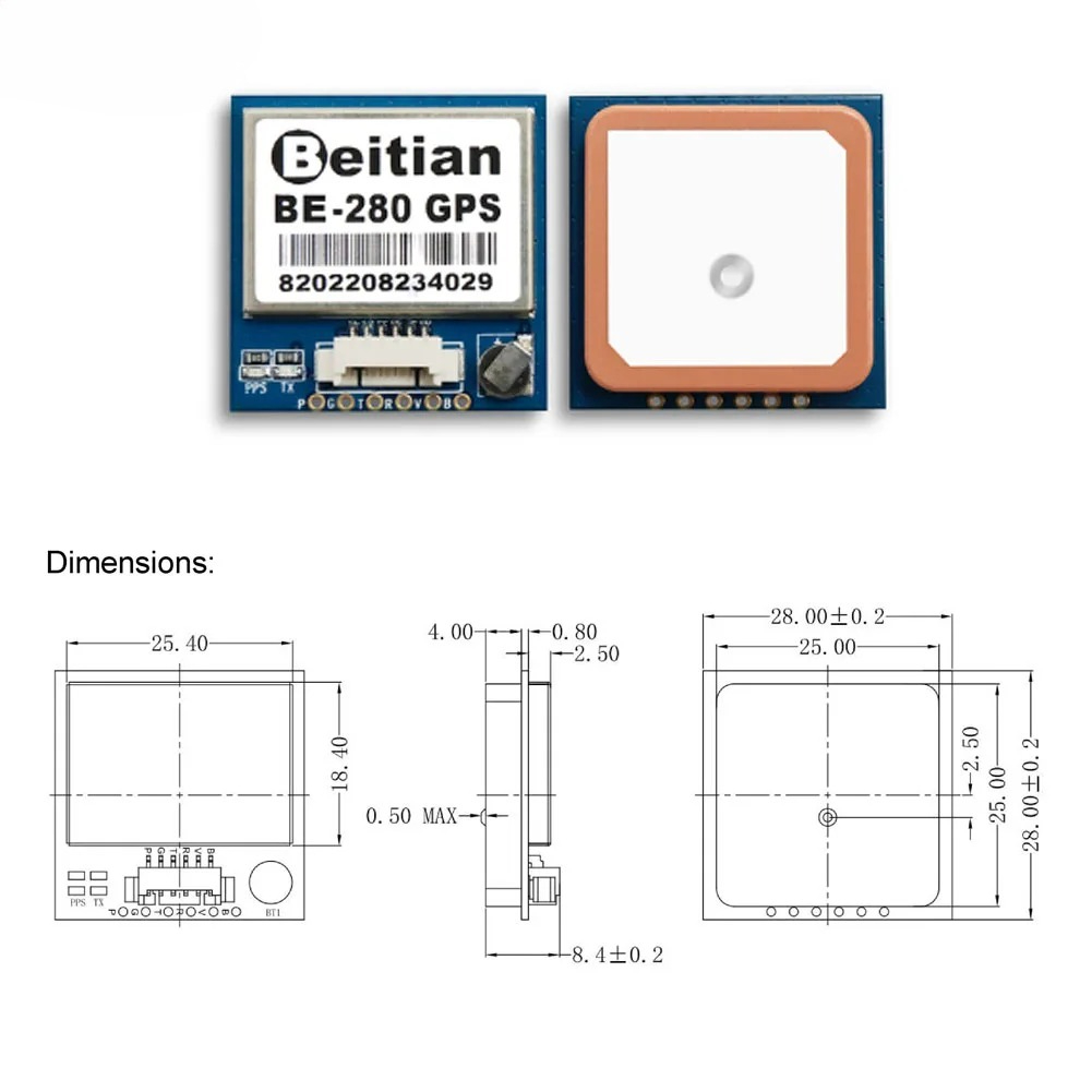 Módulo GPS BEITIAN M10, módulo - Drone Gps Module reseña y precio